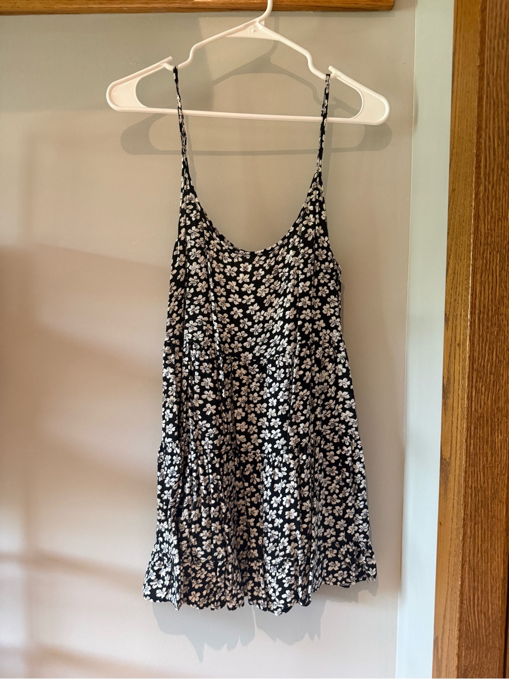 Brandy Melville Black and White Floral Dress